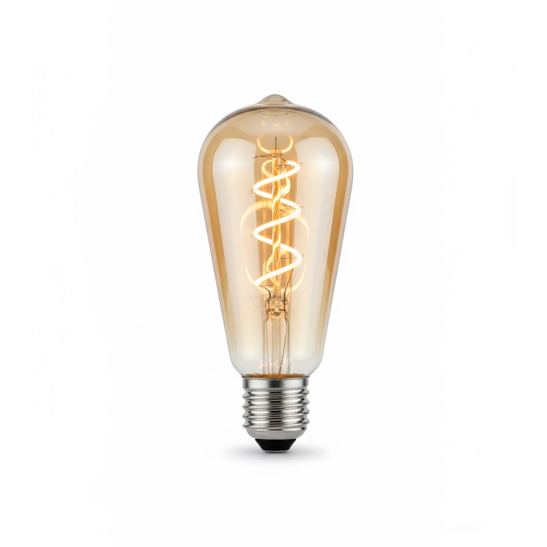 LAMPARA VINTAGE PERA 5W AMBAR
