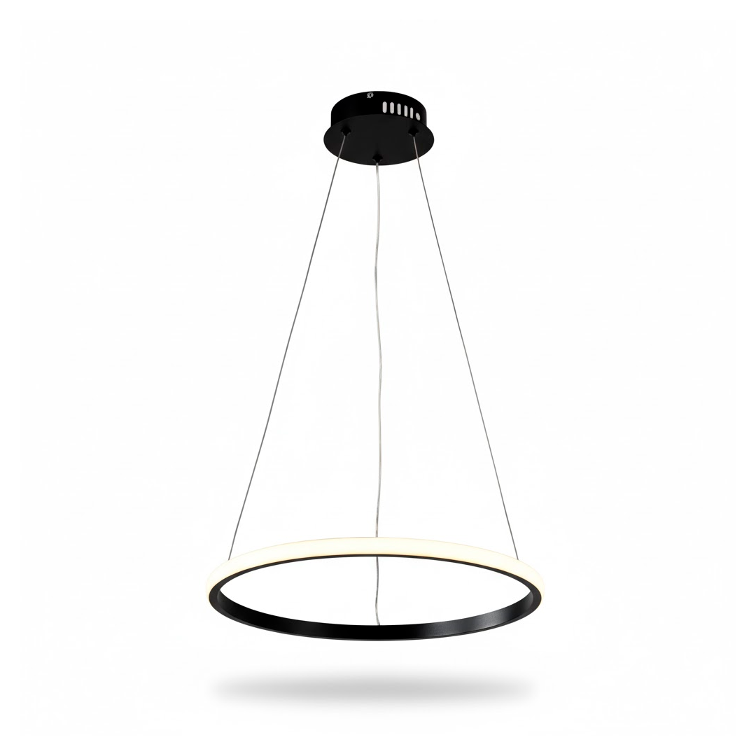 COLGANTE SIMP L ARO 40CM NEGRO