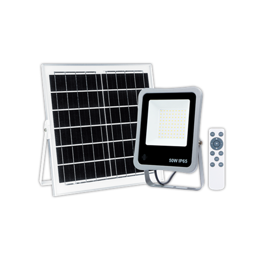 REFLECTOR 50W CON PANEL SOLAR TBCIN