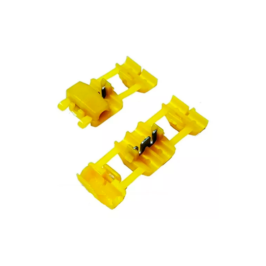 CONECTOR DERIVACION E3 4mm/6mm AMARILLO