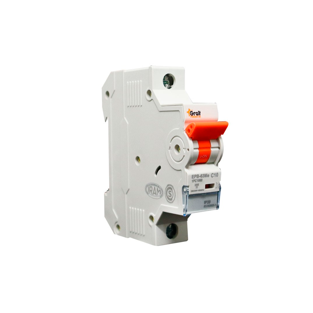 TERMICA 1 POLO 10A 6KA GRALF