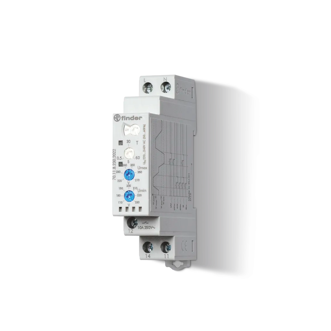 RELE DE CONTROL DE TENSION MONOFASICA 220V FINDER