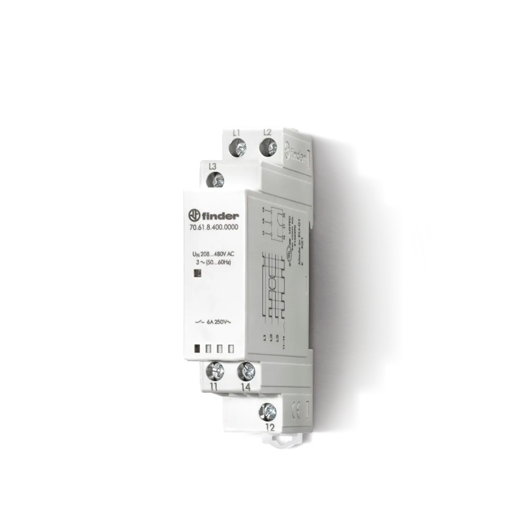 RELE DE CONTROL DE TENSION MONT.DE SEQ-FASE FINDER