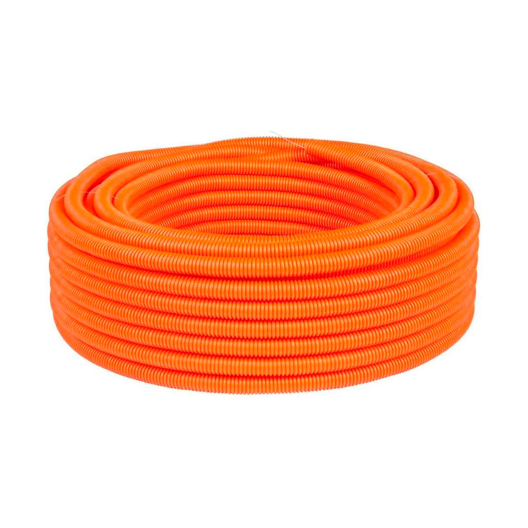 CAÑO CORRUGADO 1" NARANJA PARED STRADA