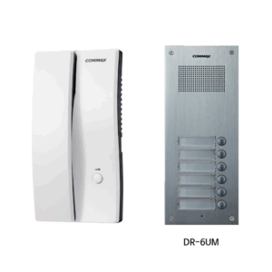 COMMAX 6 TELEFONOS + FRENTE 6 PORTEROS CON TRANSFORMADOR KIT6UM