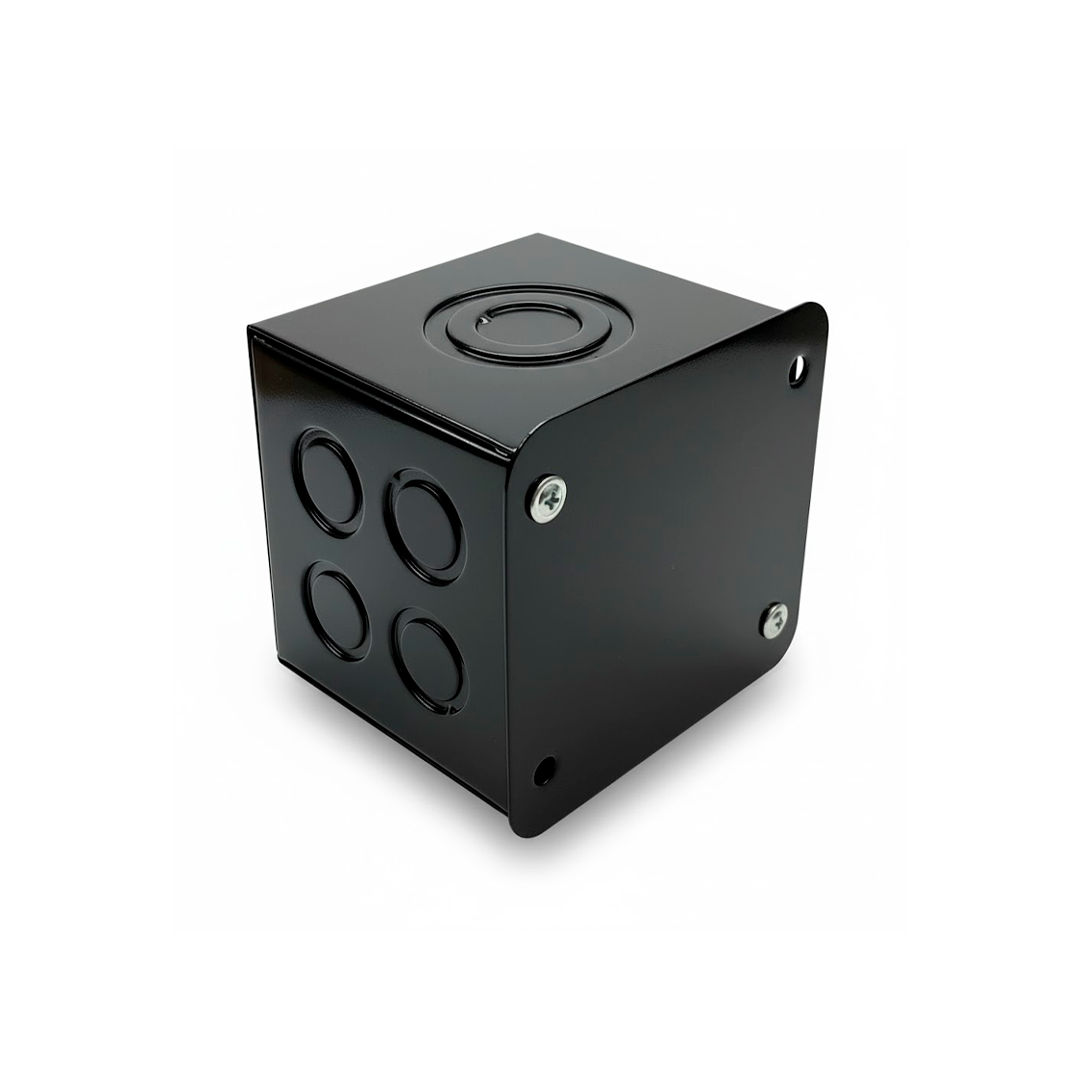 CAJA DE PASO 10x10x10cm CHAPA