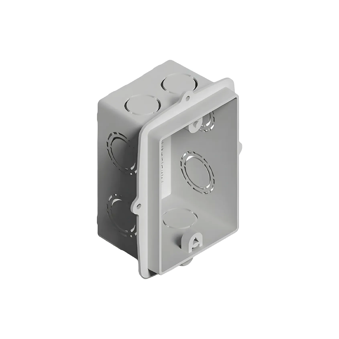 CAJA RECTANGULAR PVC STRADA GRIS
