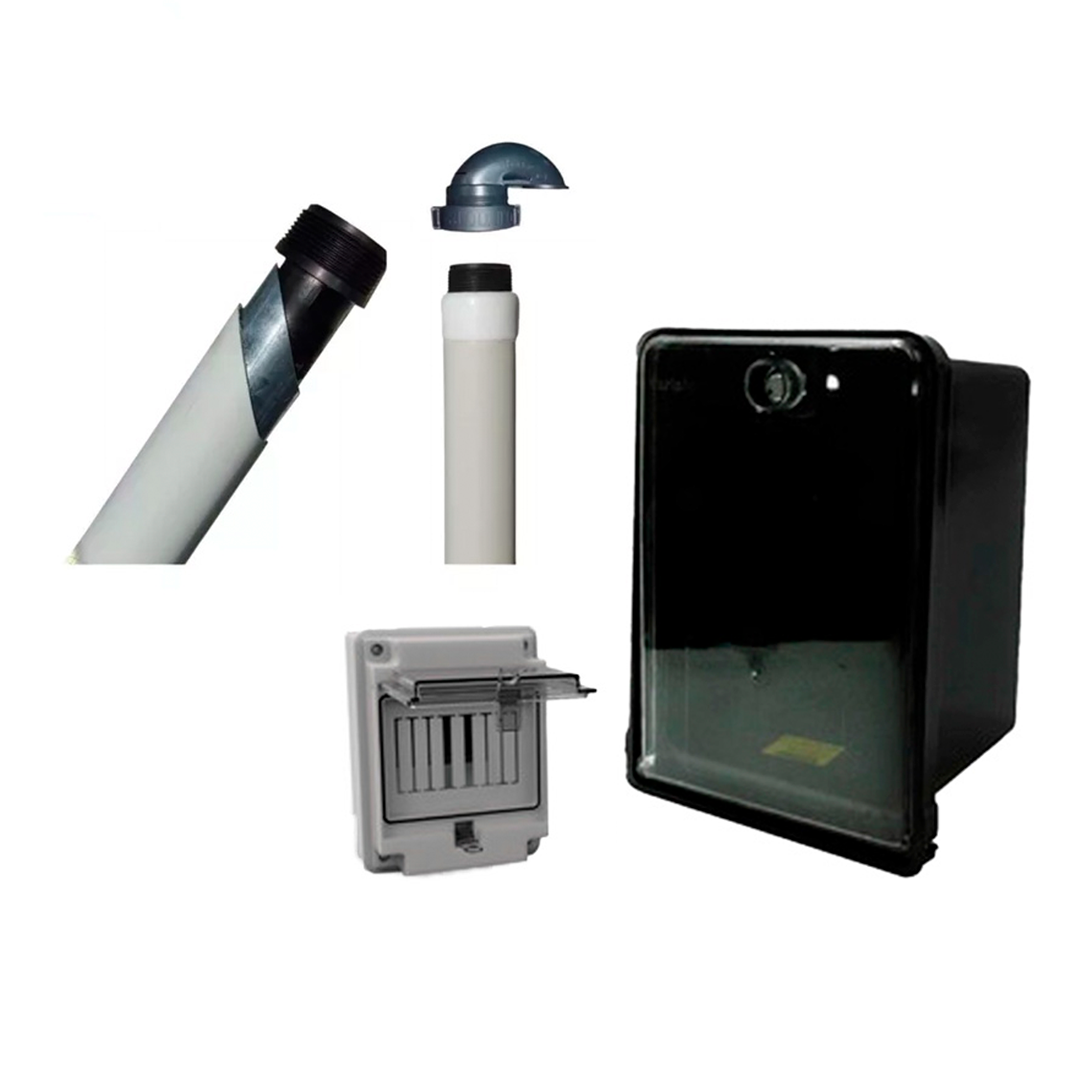KIT PILAR TRIFASICO CON CAÑO 3m