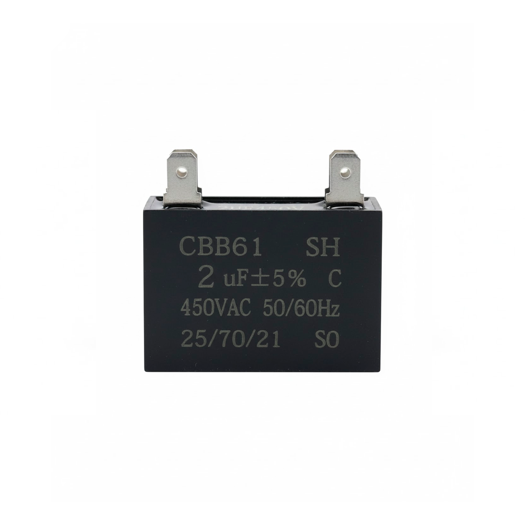 CAPACITOR 2 UF CUADRADO PARA VENTILADOR