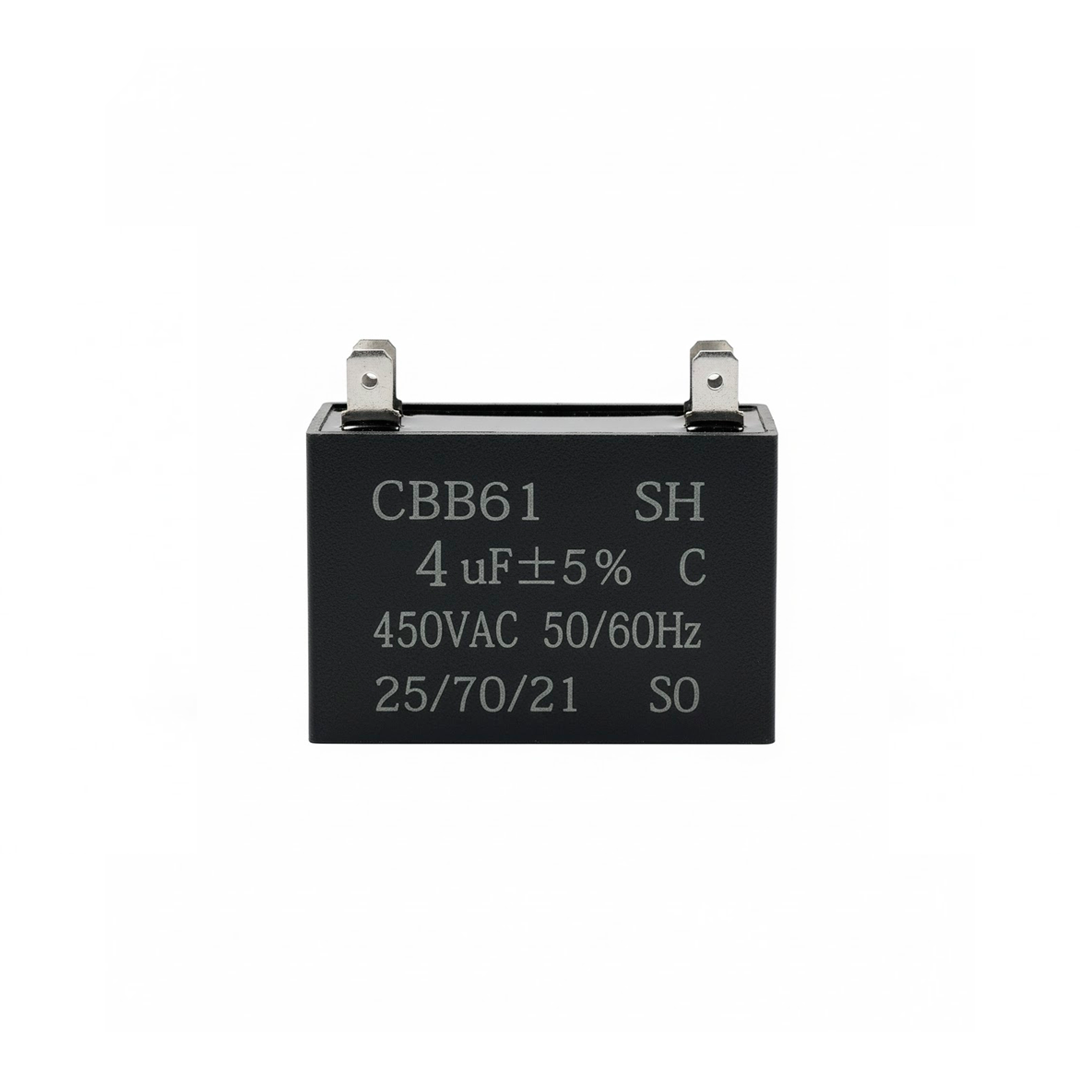 CAPACITOR 4 UF CUADRADO PARA VENTILADOR