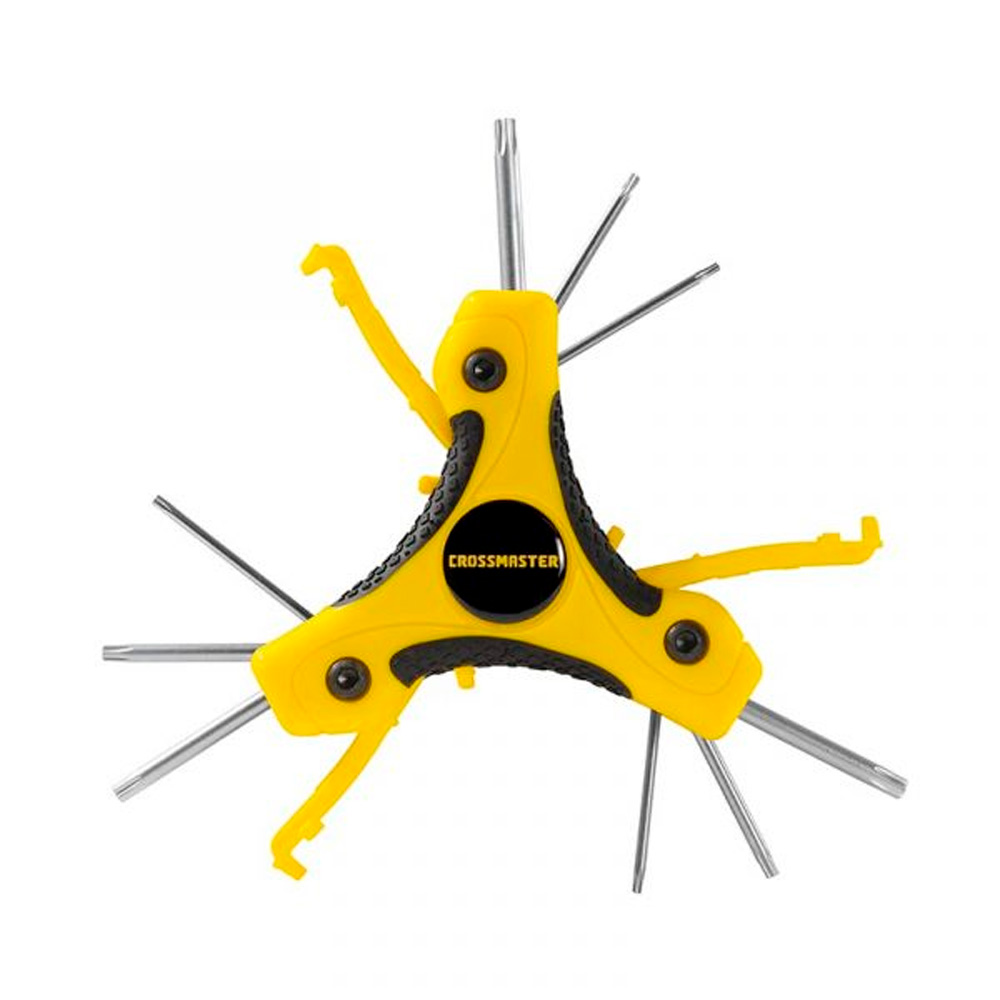 LLAVES TORX PLEGABLE 7 a 30 CROSSMASTER