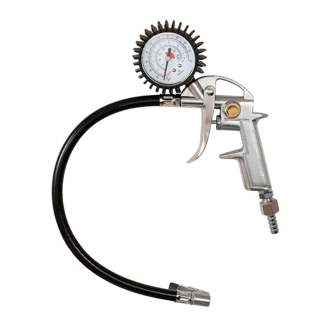 PISTOLA PARA INFLAR NEUMATICOS CON RELOJ