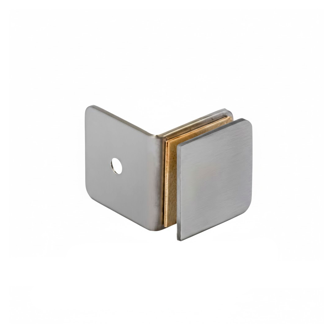 SOPORTE VIDRIO-PARED 90 INOX BRONZEN