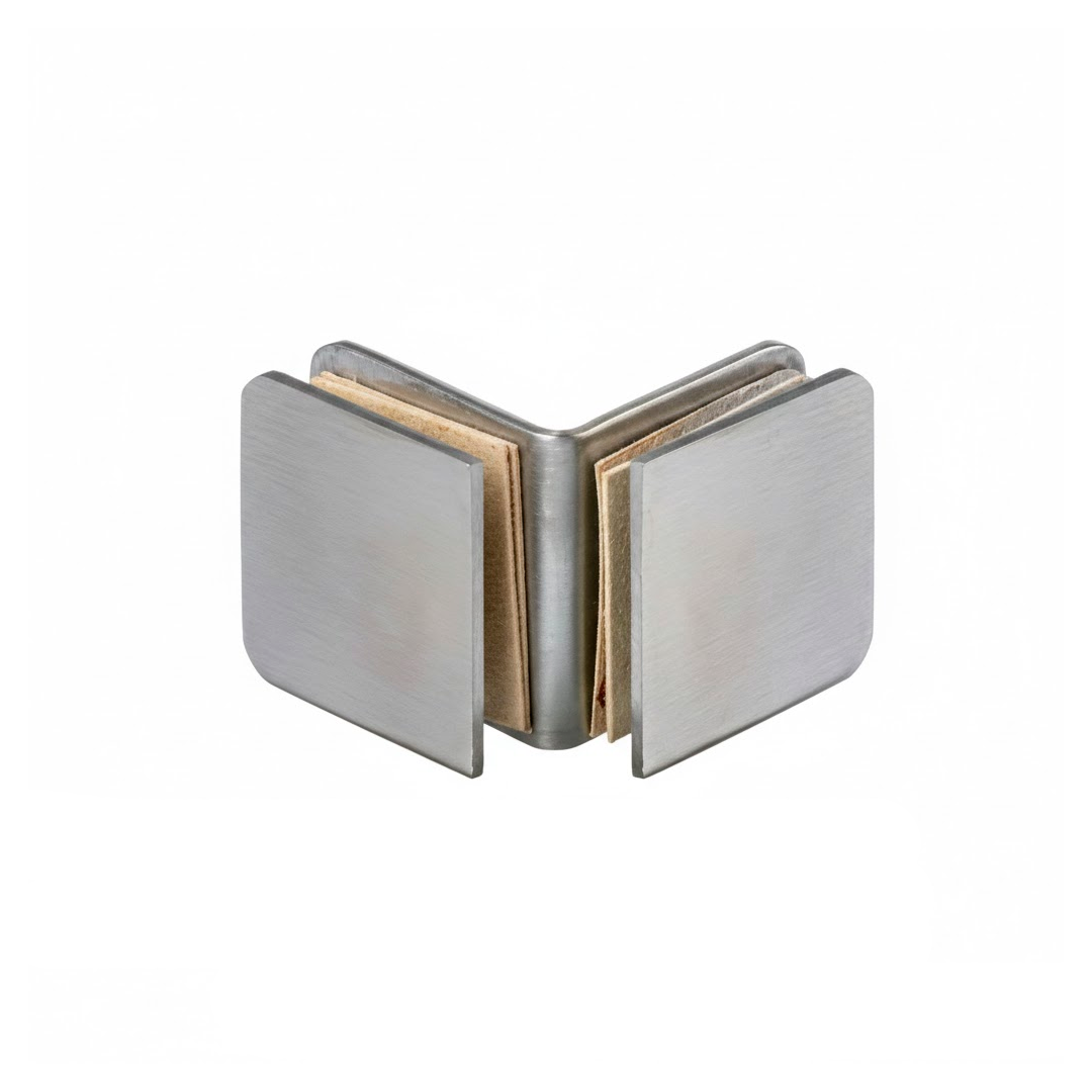 SOPORTE VIDRIO-VIDRIO 90 INOX BRONZEN