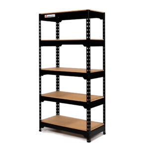 ESTANTERIA RAPIRACK NEGRO 5 ESTANTES