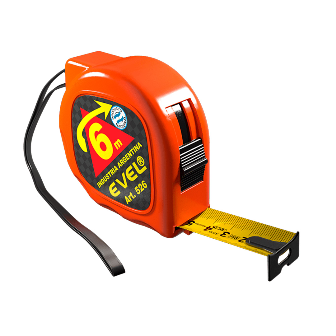 CINTA METRICA EVEL 6 M - 25mm