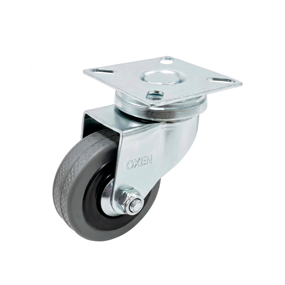 RUEDA CON BASE 50mm TPR OXEN