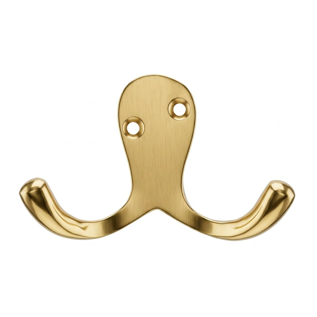 PERCHA 2 GANCHOS HORIZ BRONCE 5004 DELL'AVO