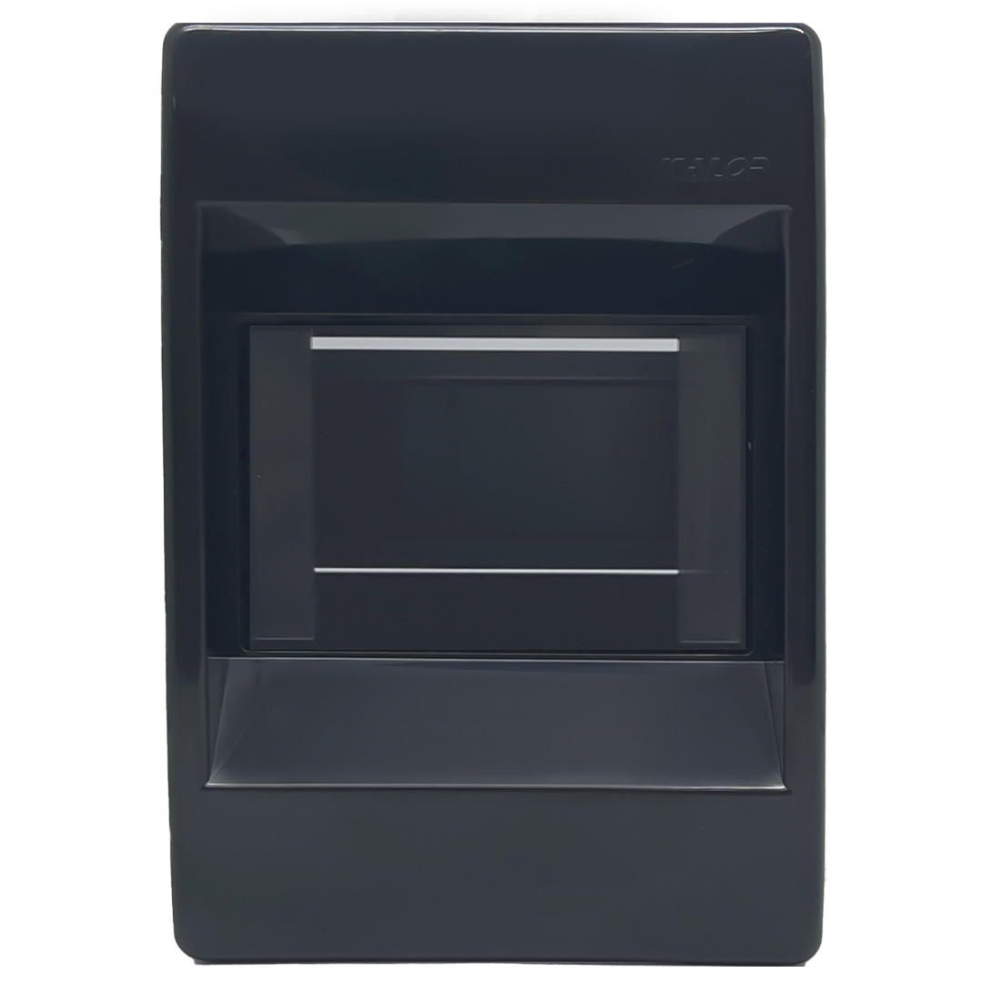 CAJA DE ARRIMAR NEGRO 4 POLOS KALOP