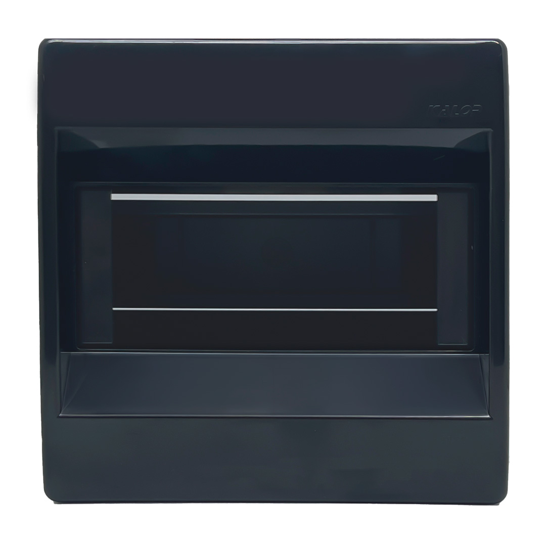 CAJA DE ARRIMAR NEGRO 6 POLOS KALOP