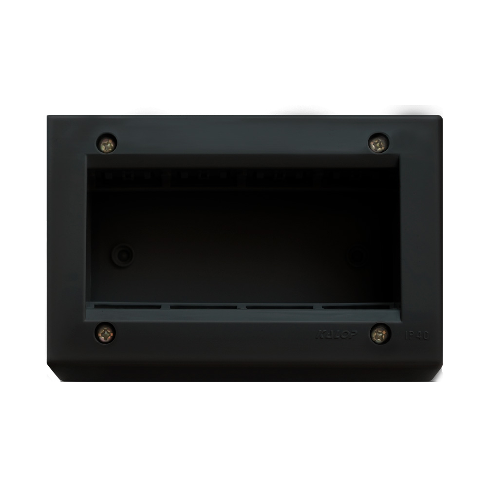 CAJA SIGMA 4 MODULOS NEGRO KALOP