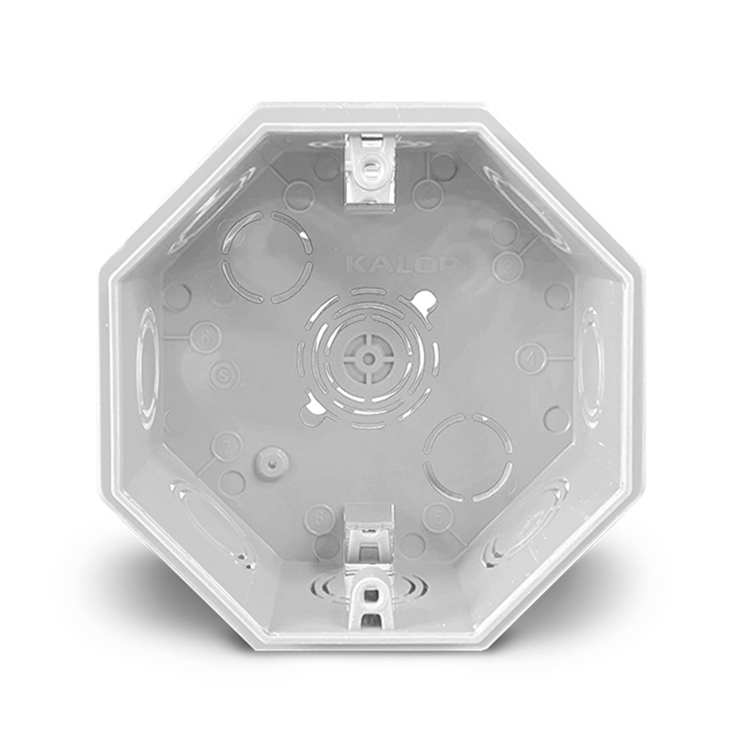 CAJA OCTOGONAL GRANDE PVC KALOP
