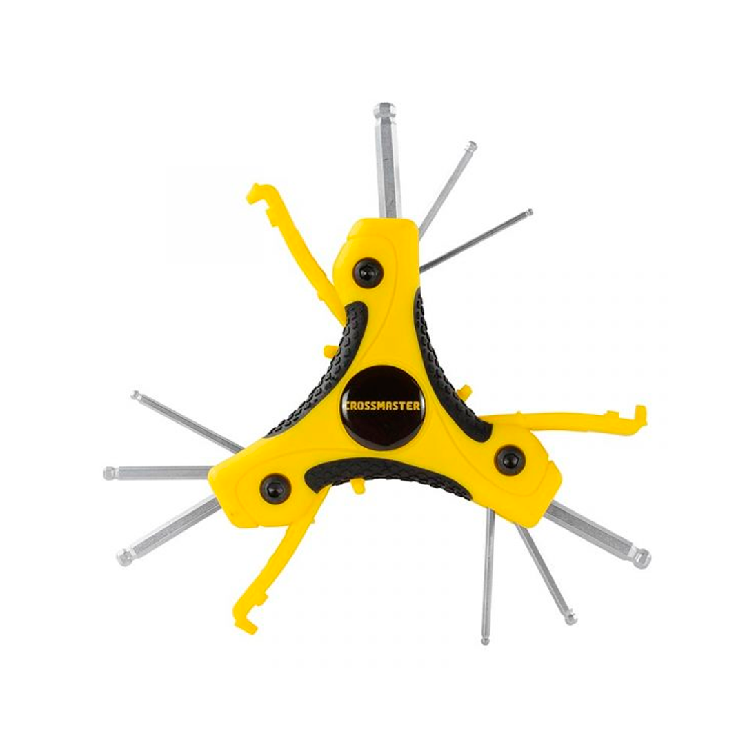 LLAVES ALEM PLEGABLE "T" PULGADAS CROSSMASTER